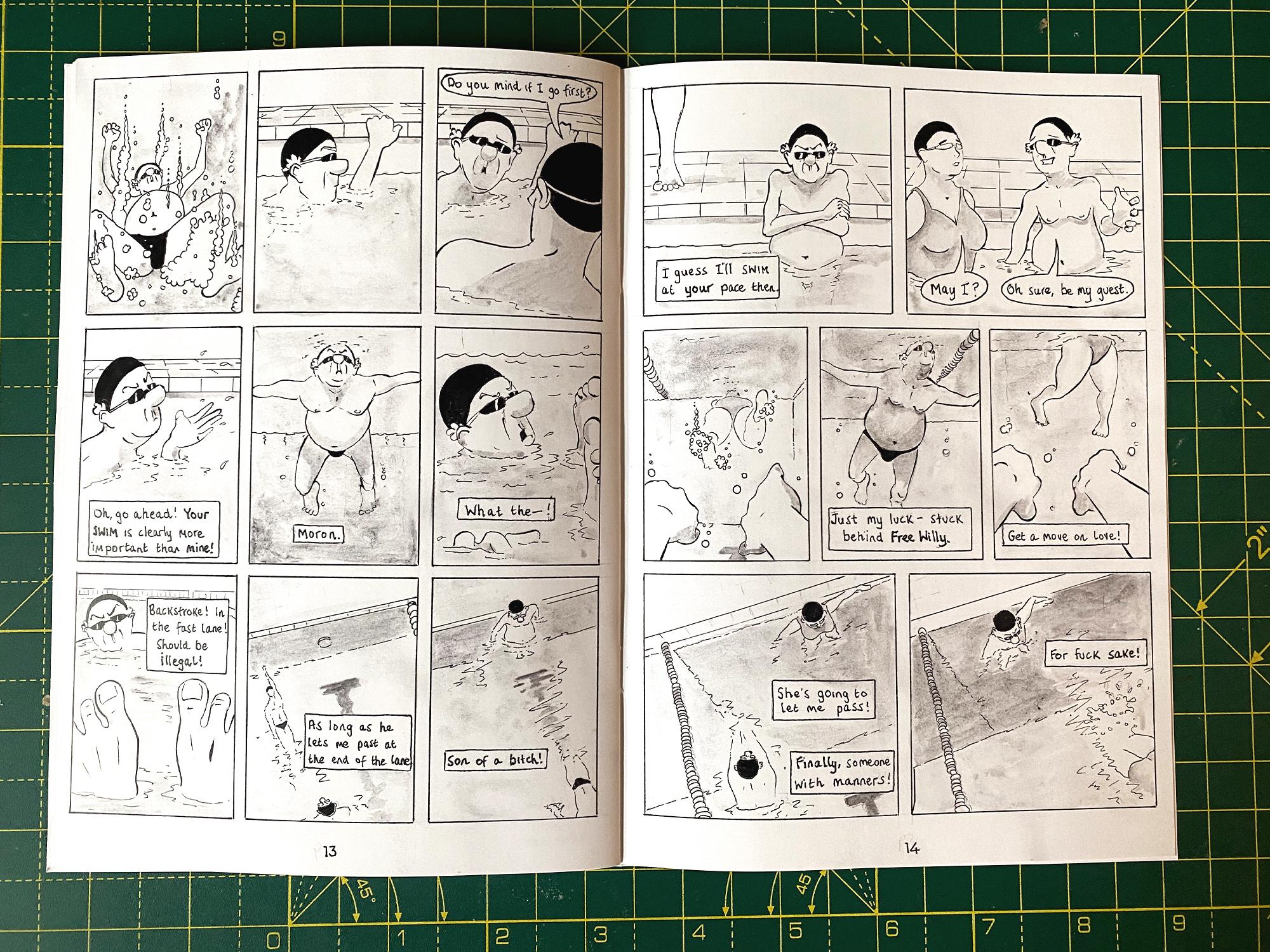 A page from Aquanimity comic by Adam Westbrook