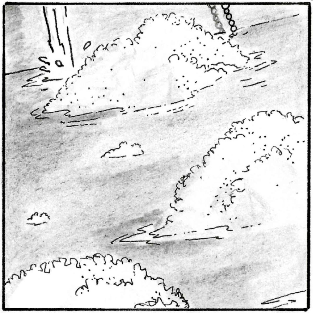 A close up of the bath filling with water, with fluffy mountains of bubble bath foam