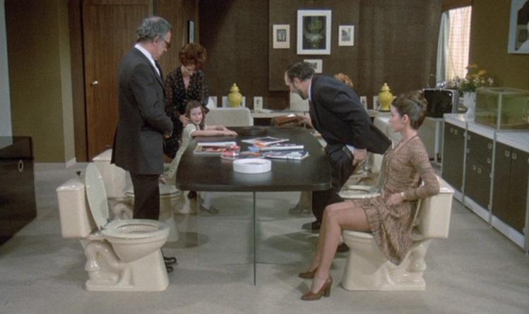 A still from Le FantĂ´me De La LibertĂŠ by Luis BuĂąuel (1974)