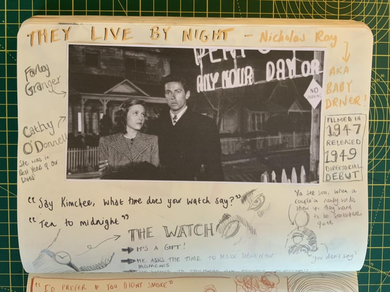 Pages from Adam Westbrook’s sketchbook