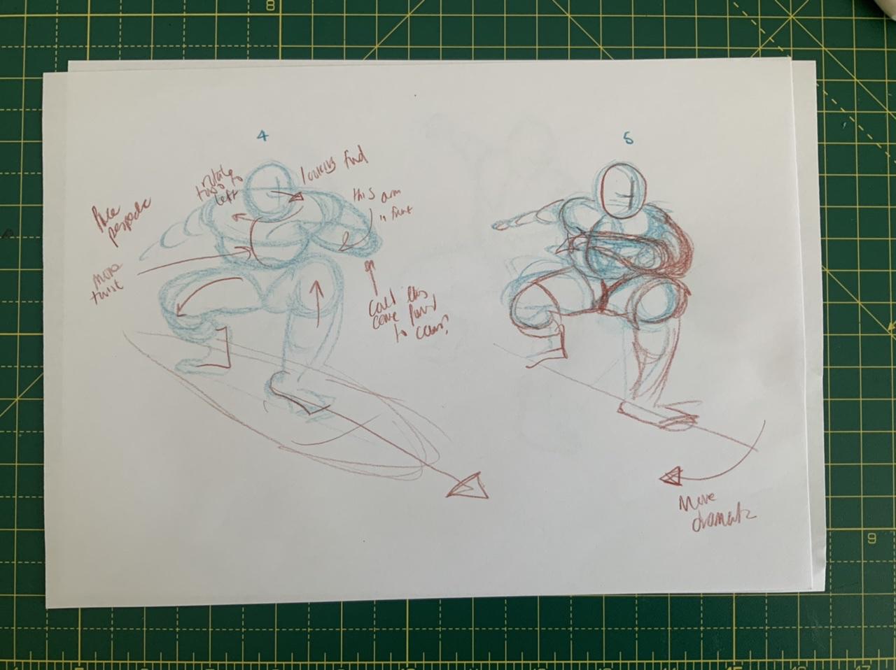 A page from Adam Westbrook’s sketchbook