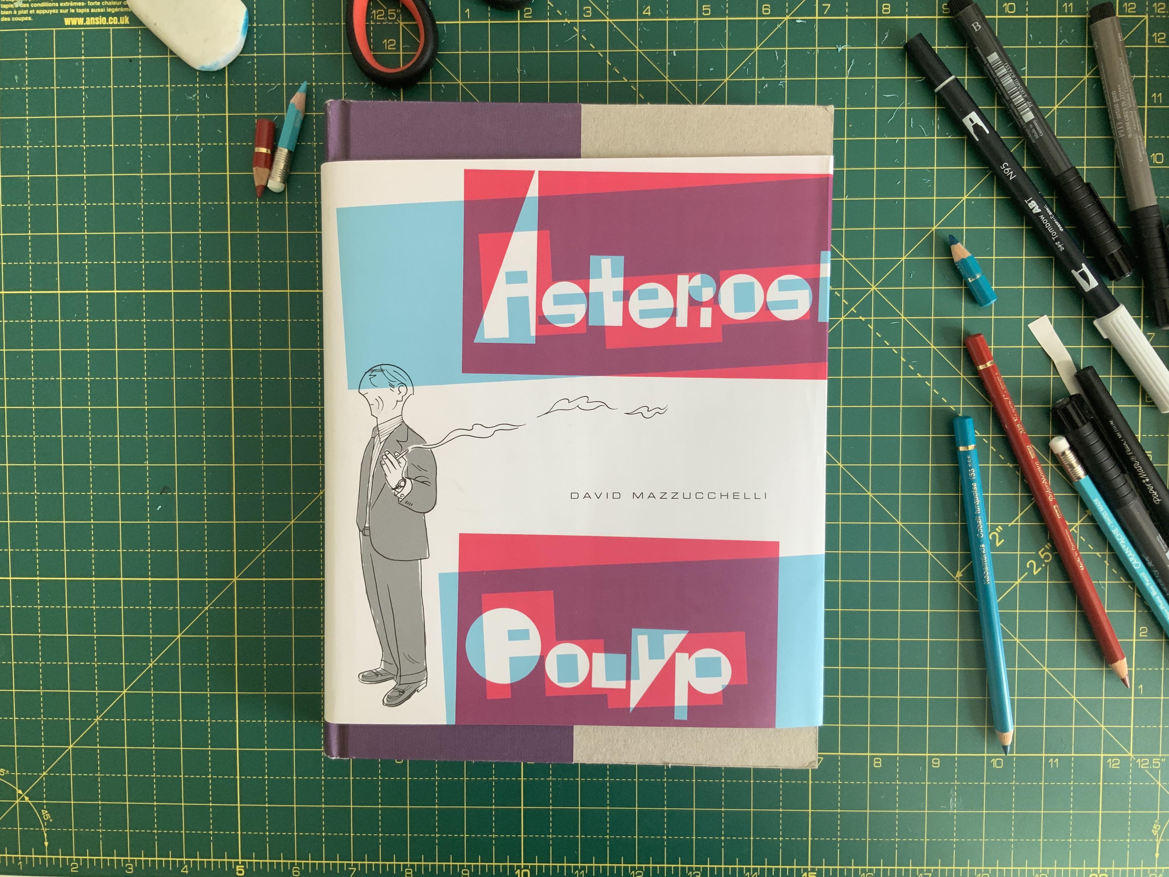 The front cover of Asterios Polyp by David Mazzucchelli 