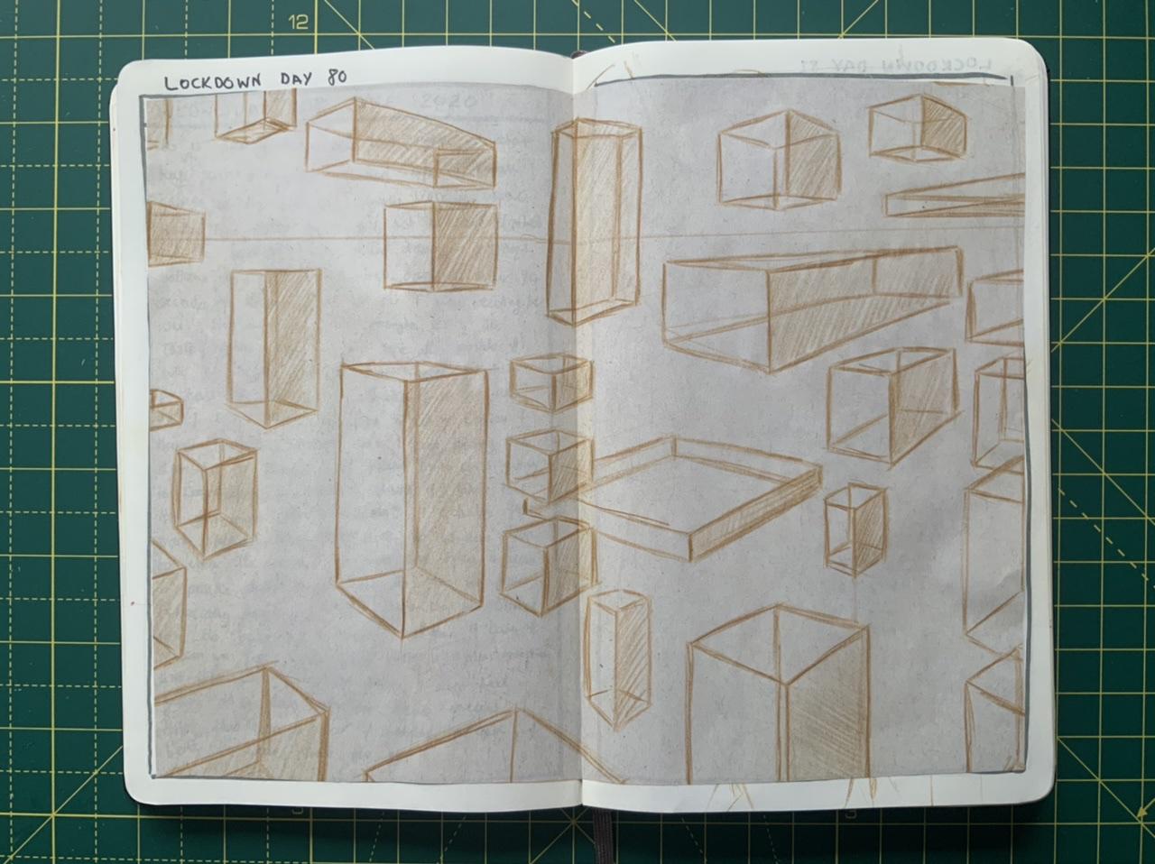 Pencil sketches from Adam Westbrook&rsquo;s sketchbook