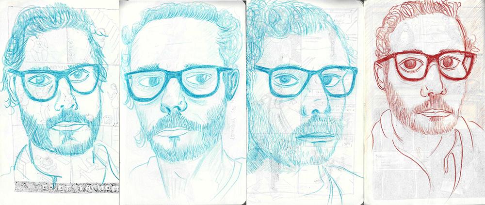 Self portaits by Adam Westbrook