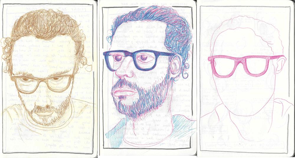 Self portaits by Adam Westbrook