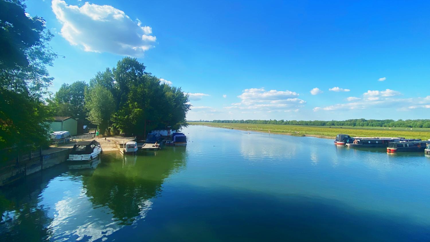 A photograph of the Thames River in England on a summers day in 2024, by Adam Westbrook