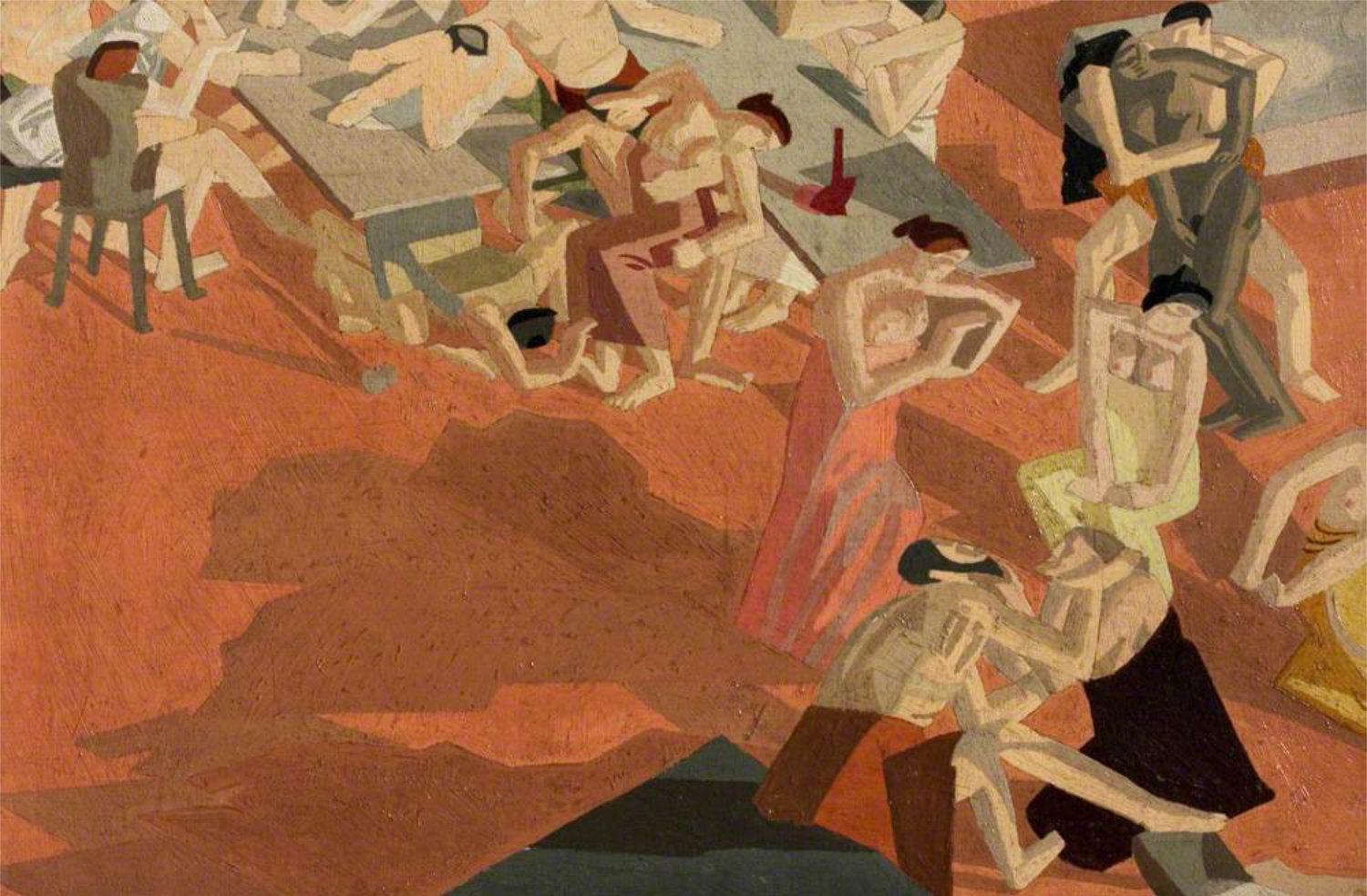 A painting called The Return of Ulysses, by William Patrick Roberts