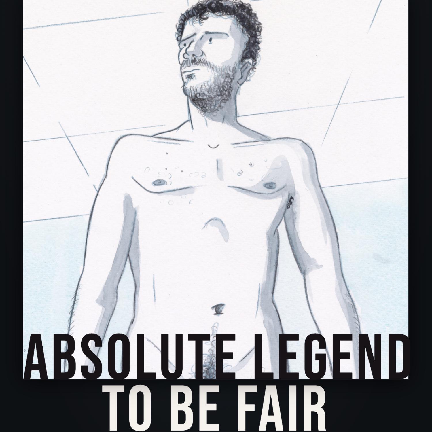 The cover of Absolute Legend To Be Fair, a graphic novel by Adam Westbrook