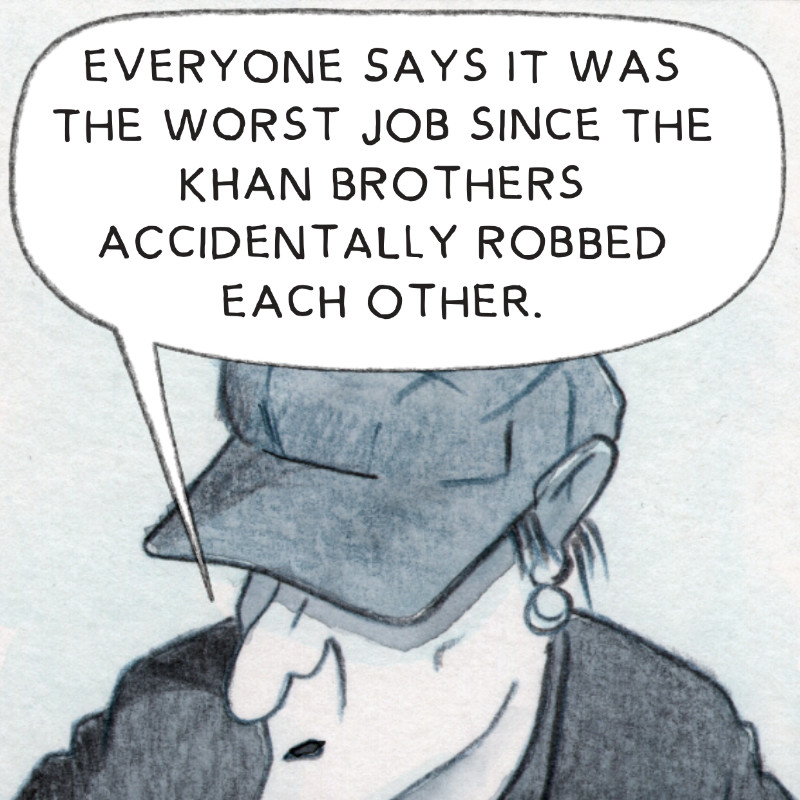 A panel from Absolute Legend To Be Fair, a graphic novel