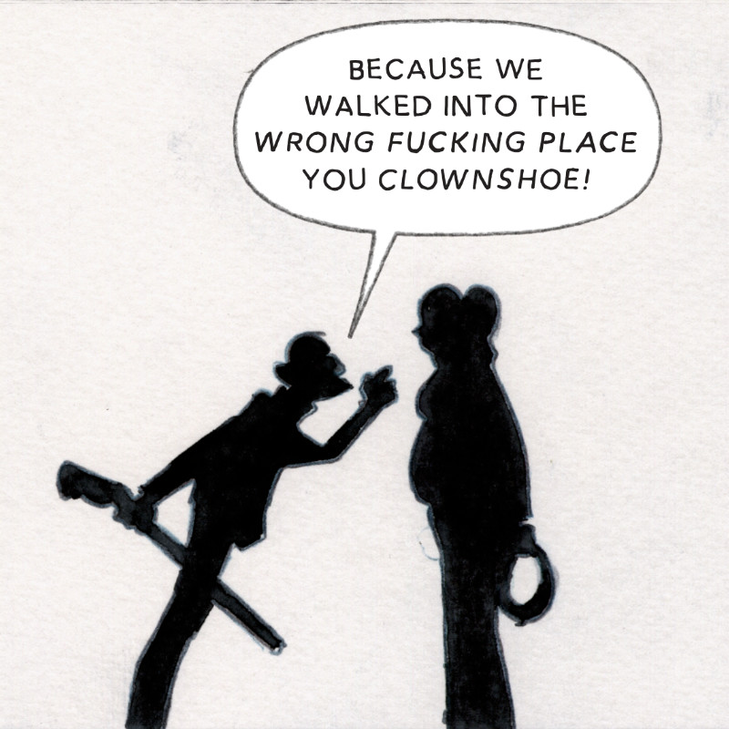 A panel from Absolute Legend To Be Fair, a graphic novel